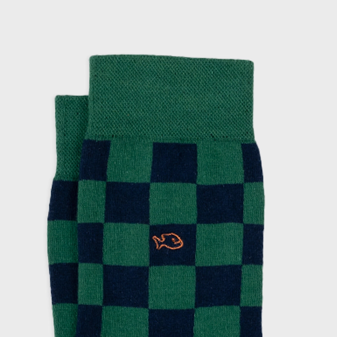 Billybelt : sokken geruit bakoe - groen/blauw