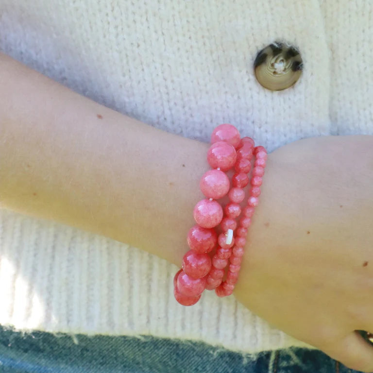SoÏ : armband redstone quartz - clarity