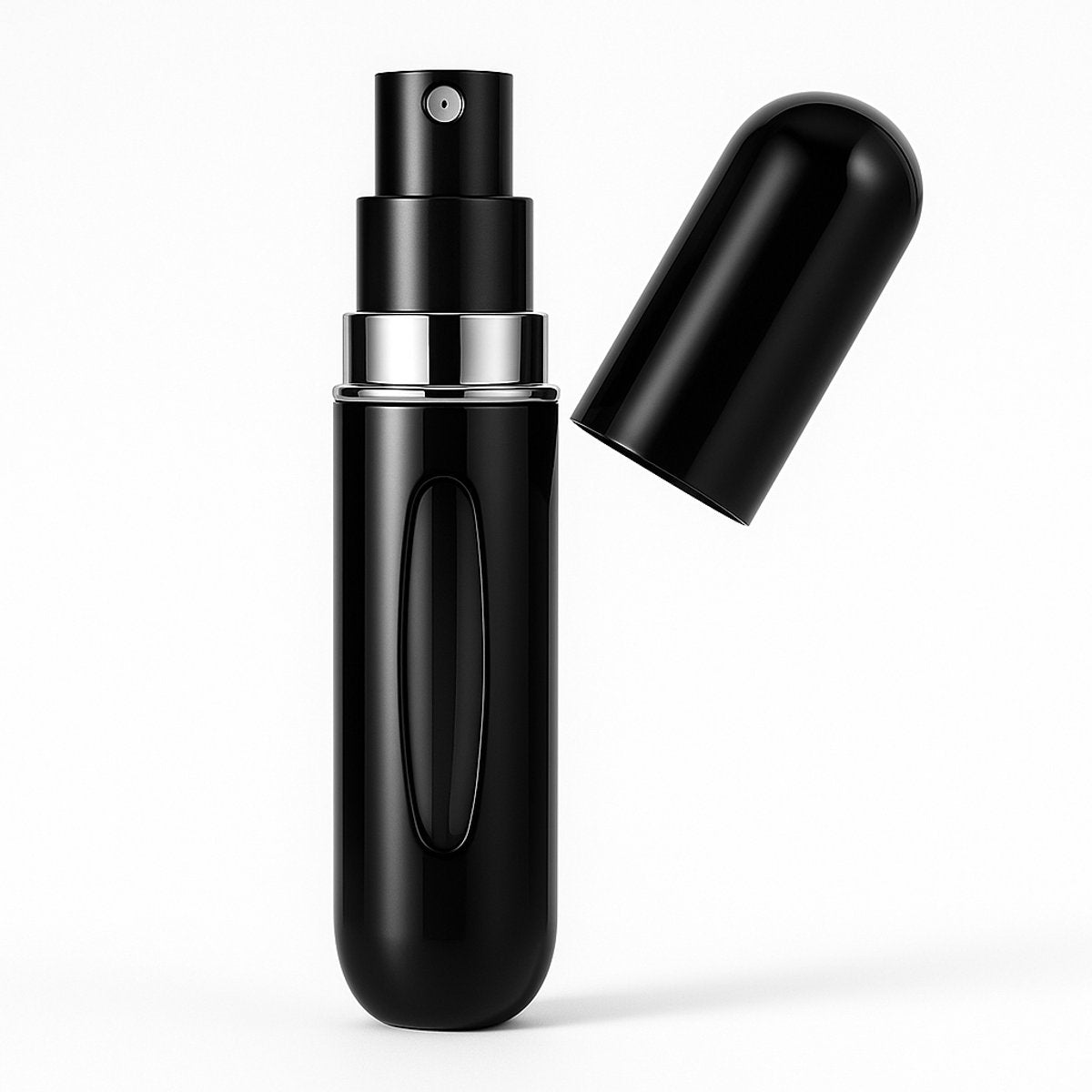 Travel : parfum verstuiver - zwart metallic