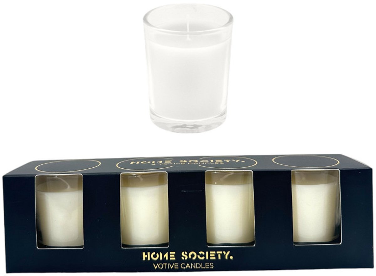 Home society : votive candle - crème