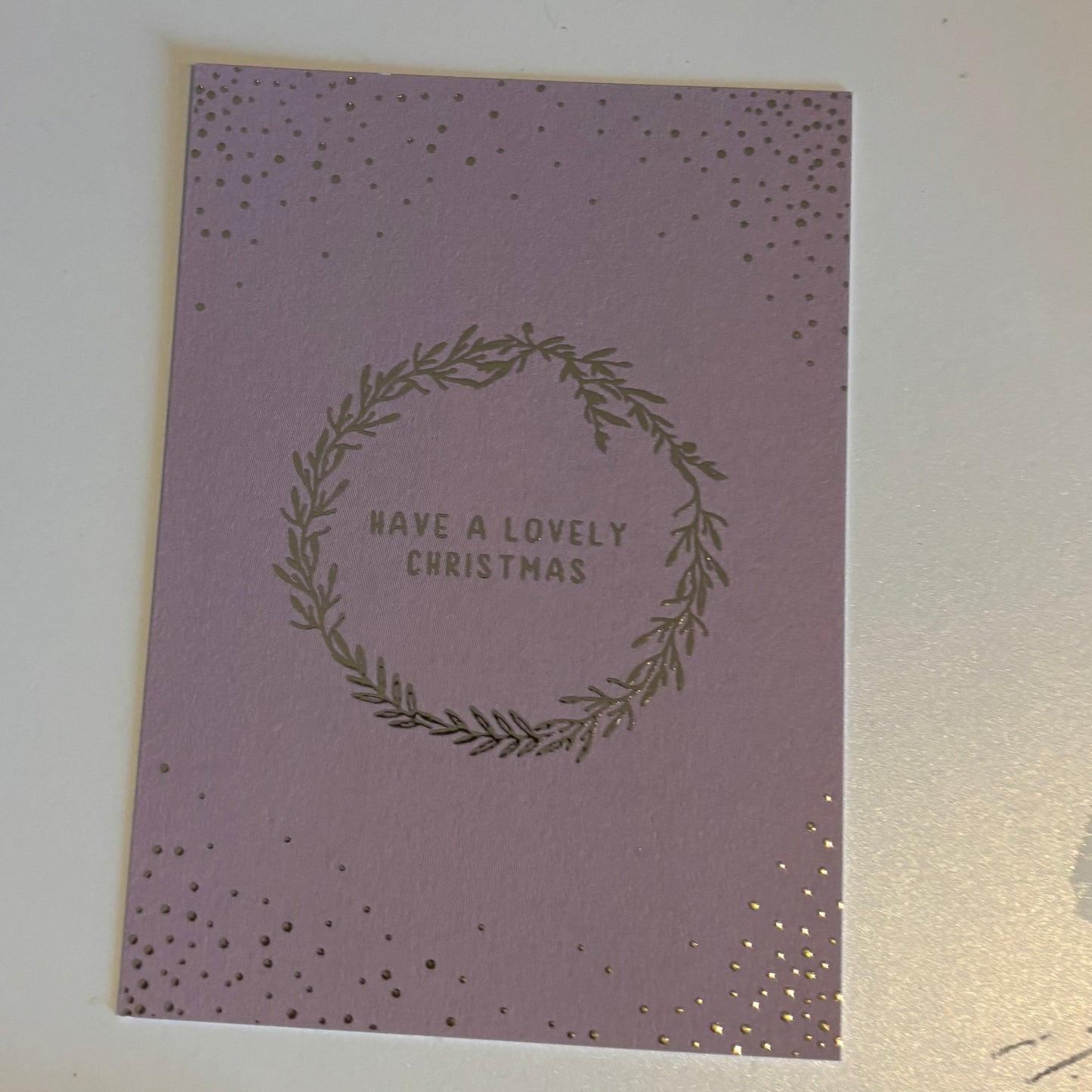 My paperstation : kerstkaart - have a lovely christmas