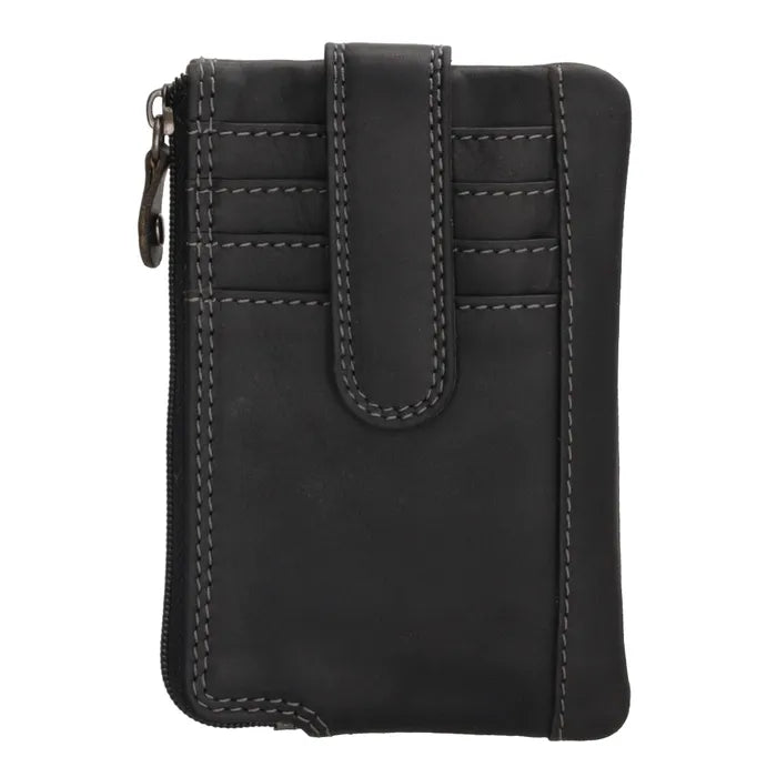 Hide & stiches : sleuteletui - zwart