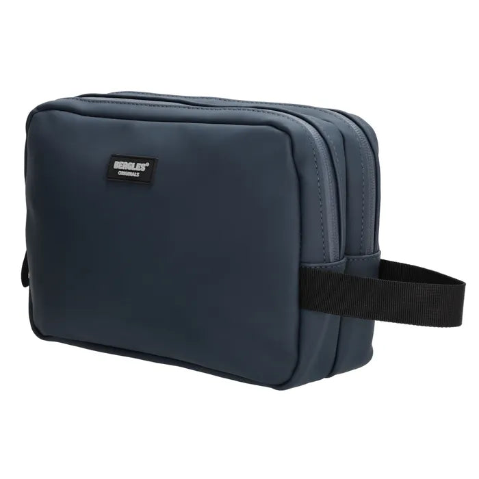 Beagles : waterproof toilettas - blauw