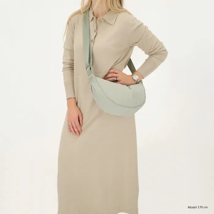 Beagles : crossbodytas in stof - mint