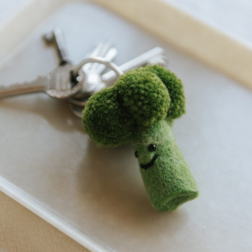 Person ' Elle : sleutelhanger - broccoli