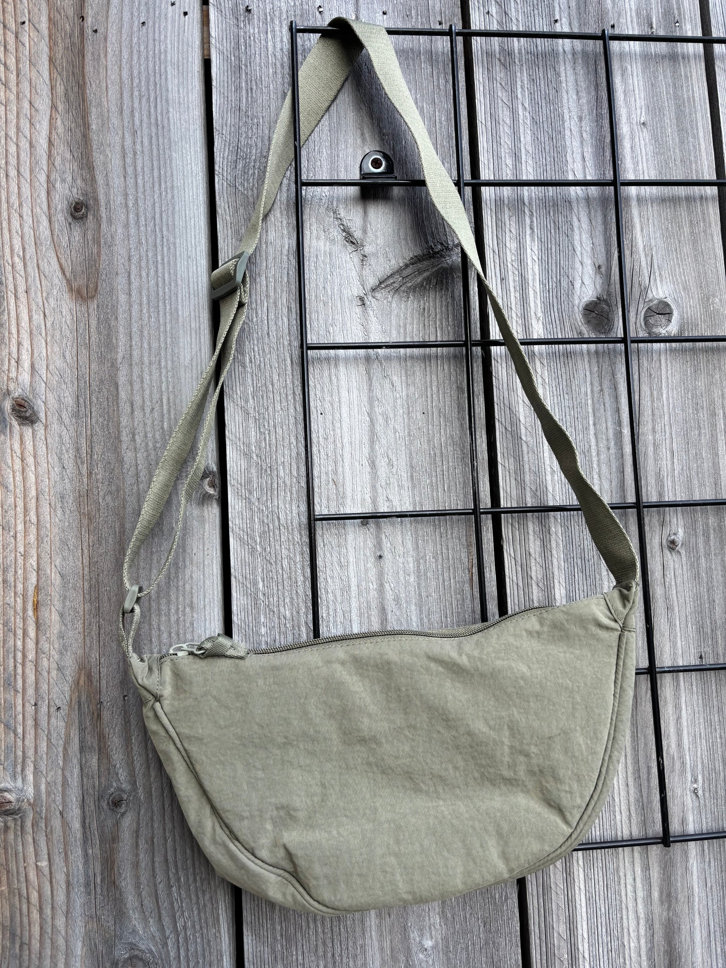 Stoffen tasje : kaki