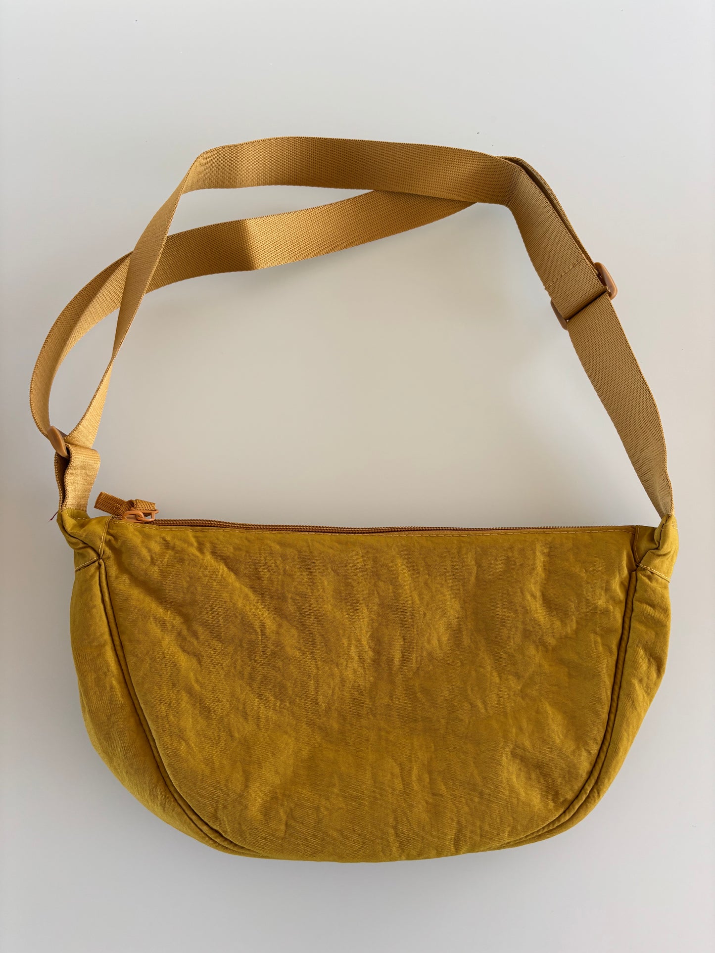 Stoffen tasje : mosterd geel