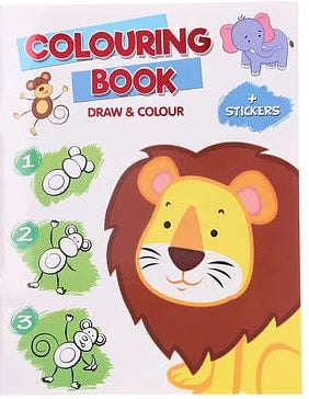 Leer tekenen stap voor stap : draw & colour - dieren