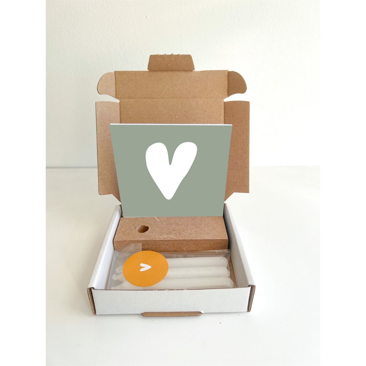 Seq lifestyle : giftbox hart - groen/blauw
