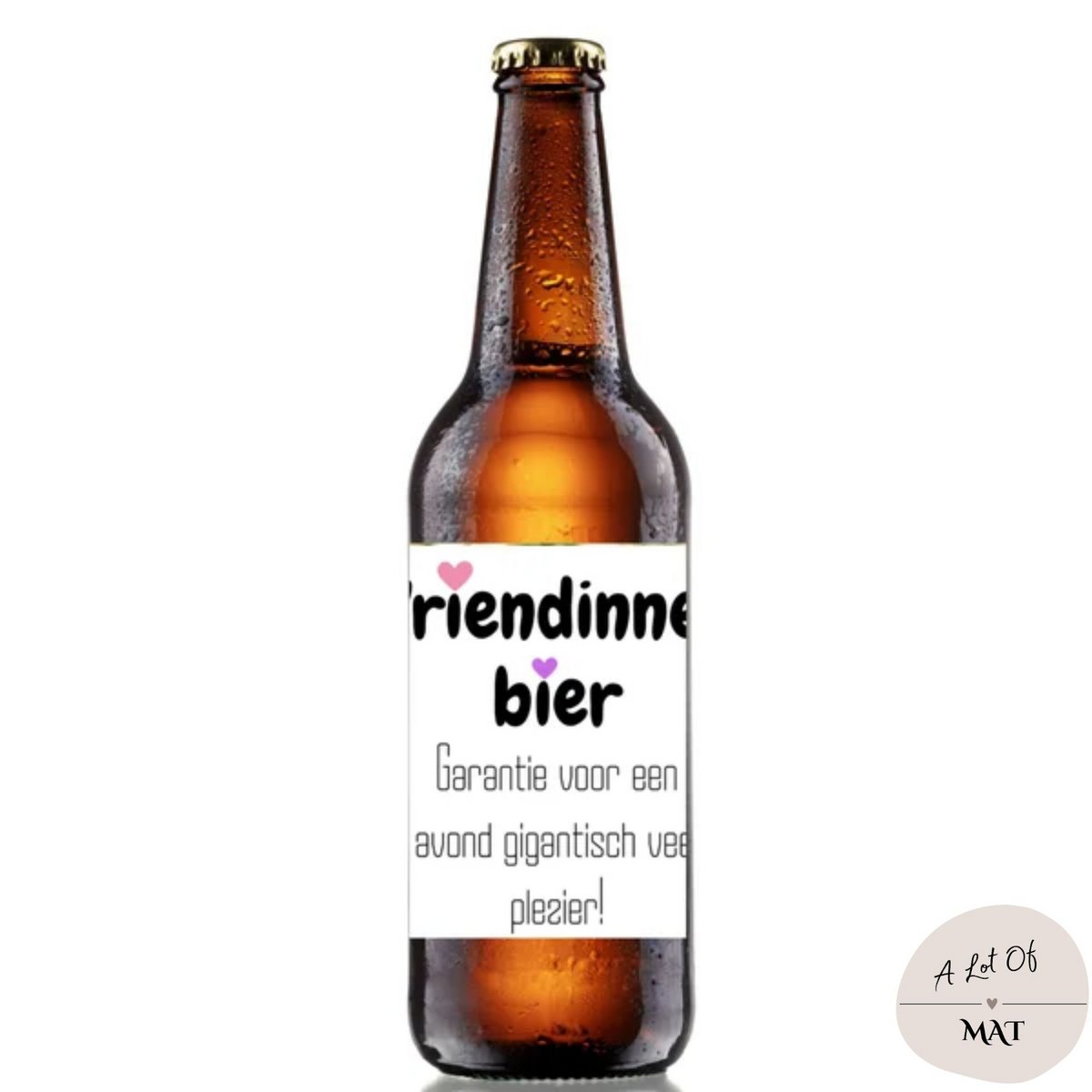 A lot of mat : bieretiket - vriendinnen bier