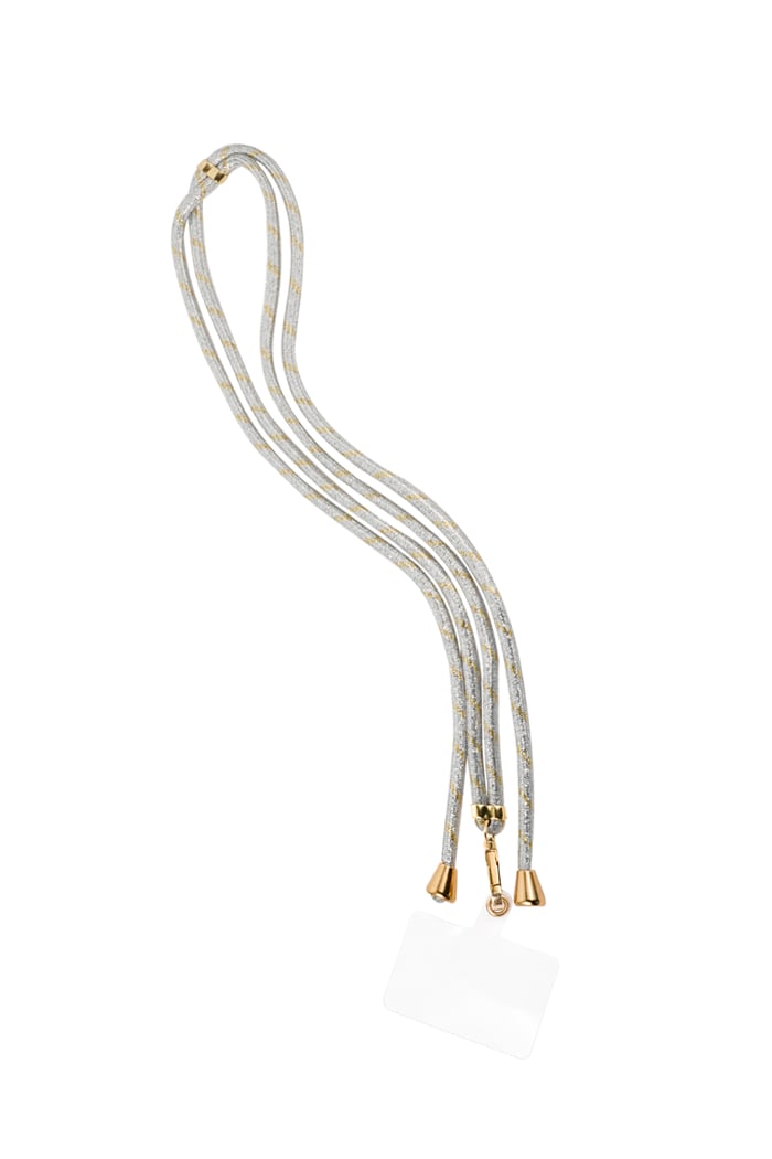 Yehwang : telefoonkoord - zilver/goud