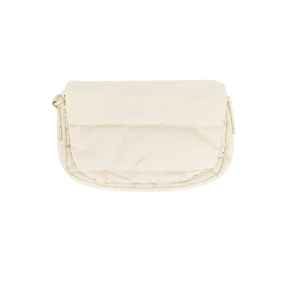 Yehwang : klein stoffen tasje - cream