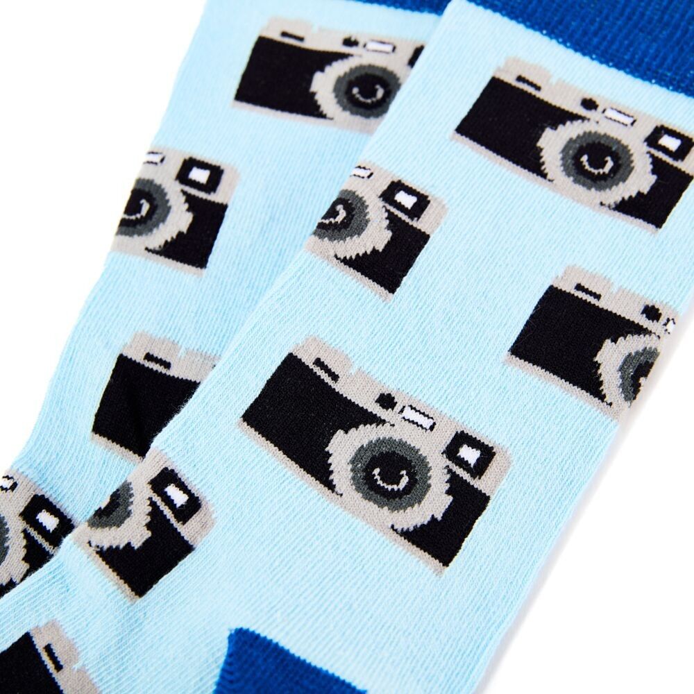 Urban eccentric: unisex retro camera socks