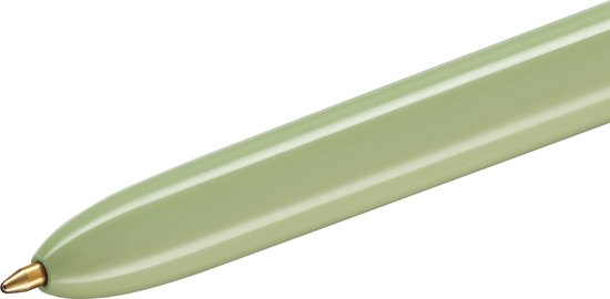 Bic : 4 kleurenbalpen mineral colours - olijfgroen