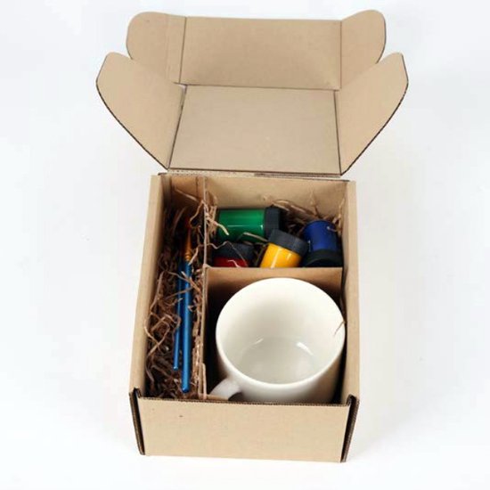 Kikkerland : creatieve DIY set - Beker versieren