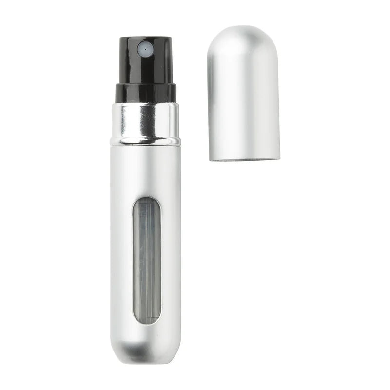 Travel : parfum verstuiver - mat zilver