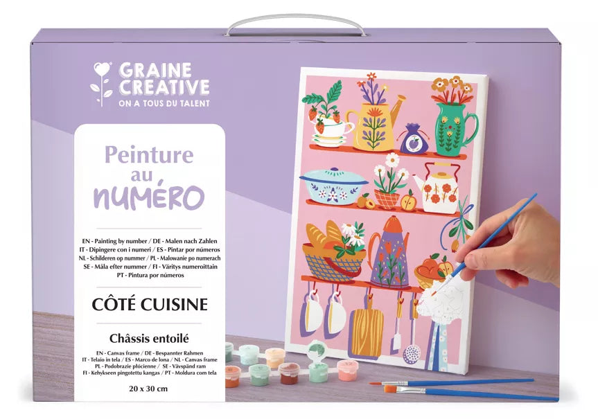 Graine creative : schilderen op nummer - keuken