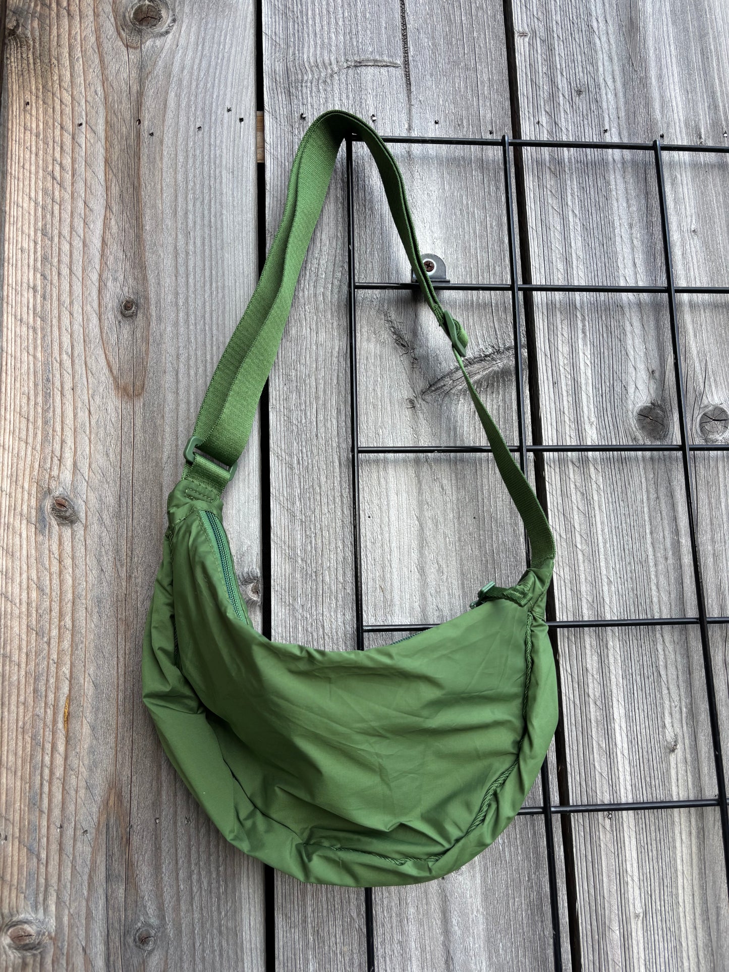 Stoffen tasje : grasgroen