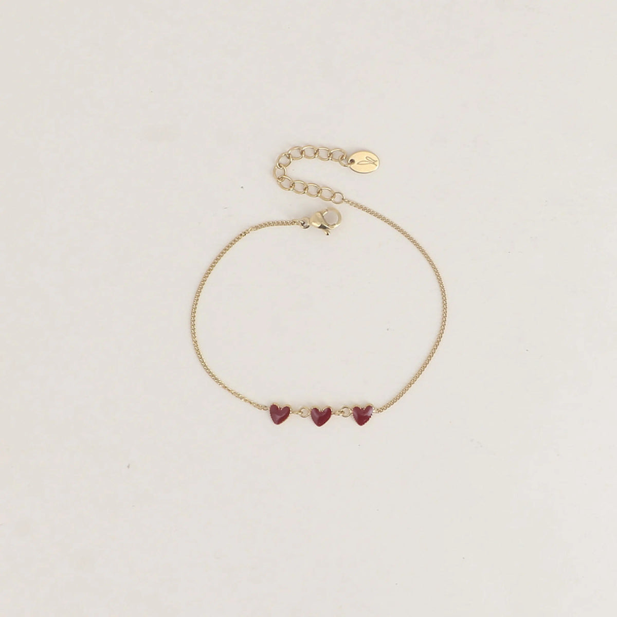 Bohm : armband - 3 hartjes
