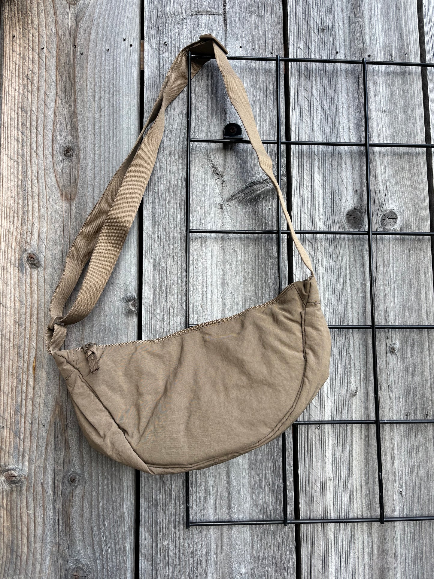 Stoffen tasje : taupe