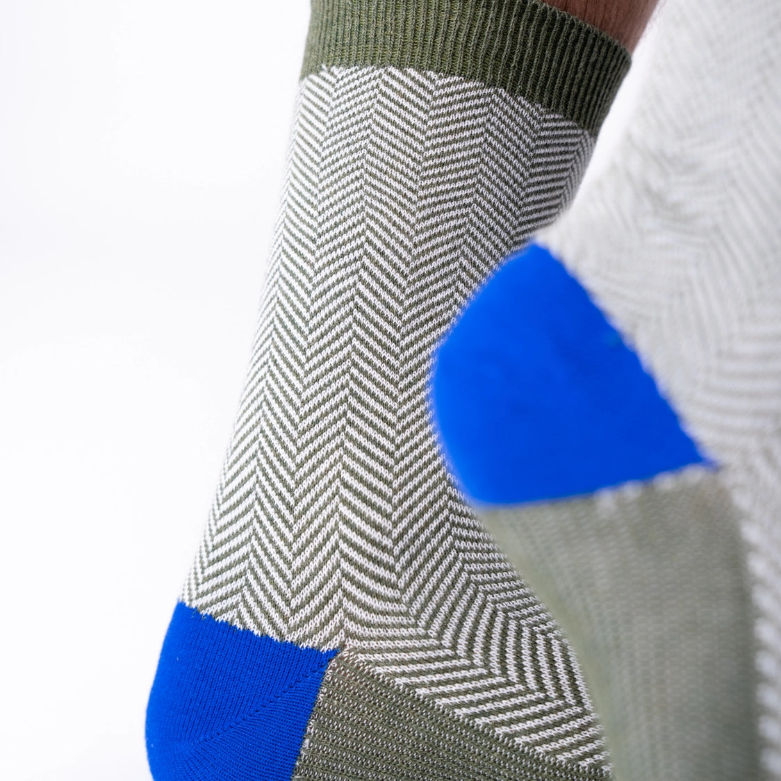 Billybelt : sokken bos bliksem - kaki, wit, blauw