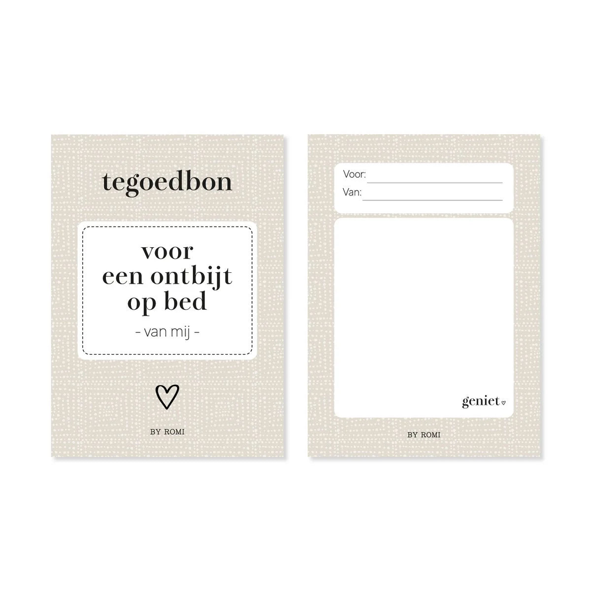 By romi : tegoedbon - ontbijt op bed