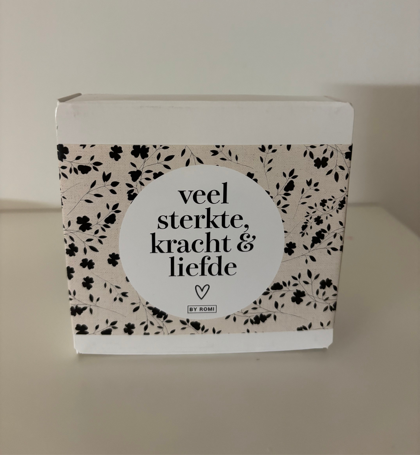 By romi : troostdoosje - veel sterkte, kracht en liefde
