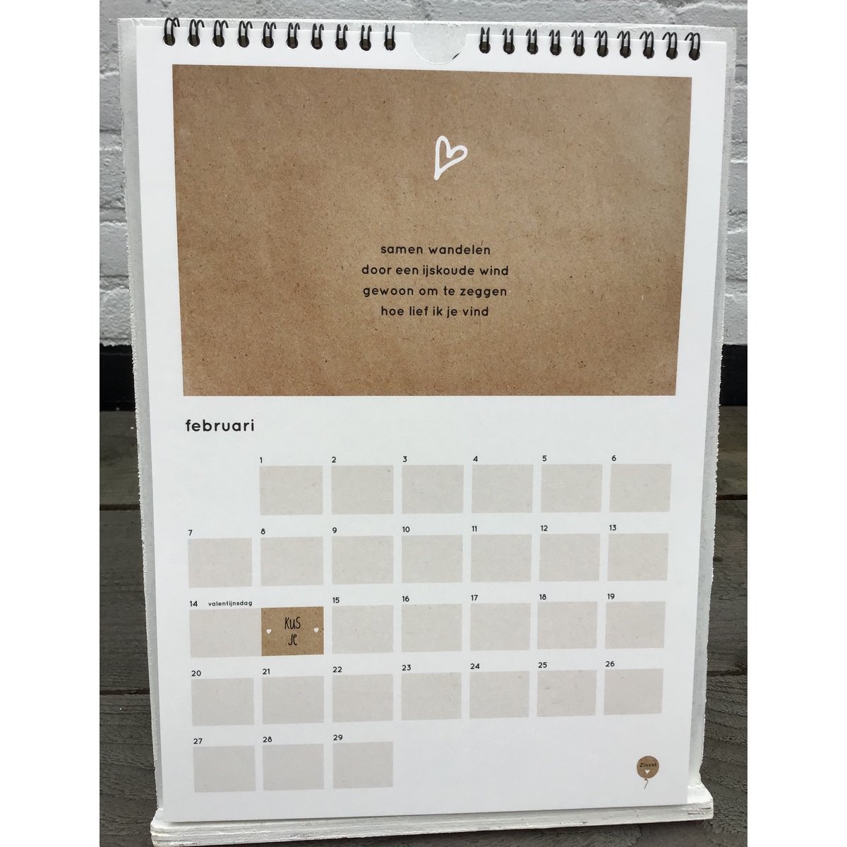 Zinvol : kalender - gefeliciteerd met jou