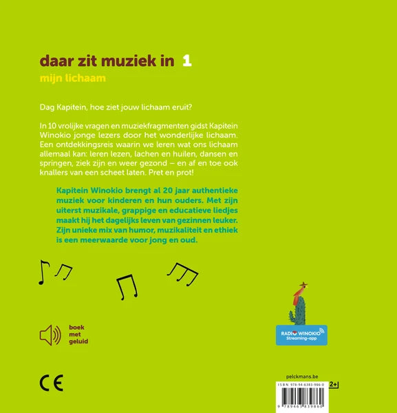 Kapitein Winokio - daar zit muziek in - mijn lichaam