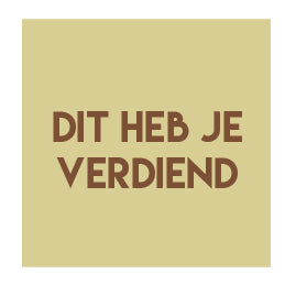 Mailboxcards : snoepdoosje - dit heb je verdiend