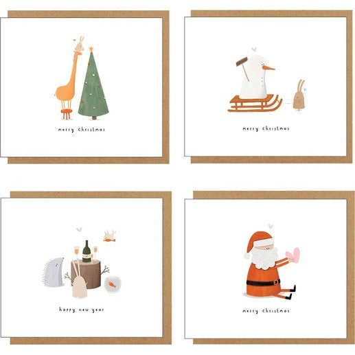 Mailboxcards : kerstdoosje - klein liefs