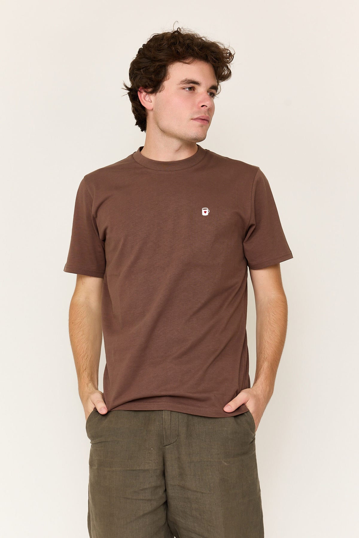 STRØM : heren t-shirt - coffe mug