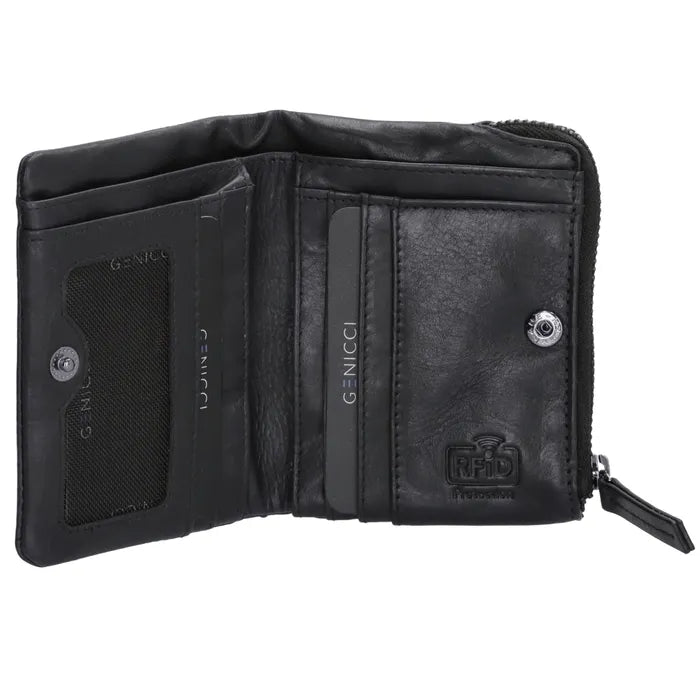 Genicci : portemonnee - navy blauw