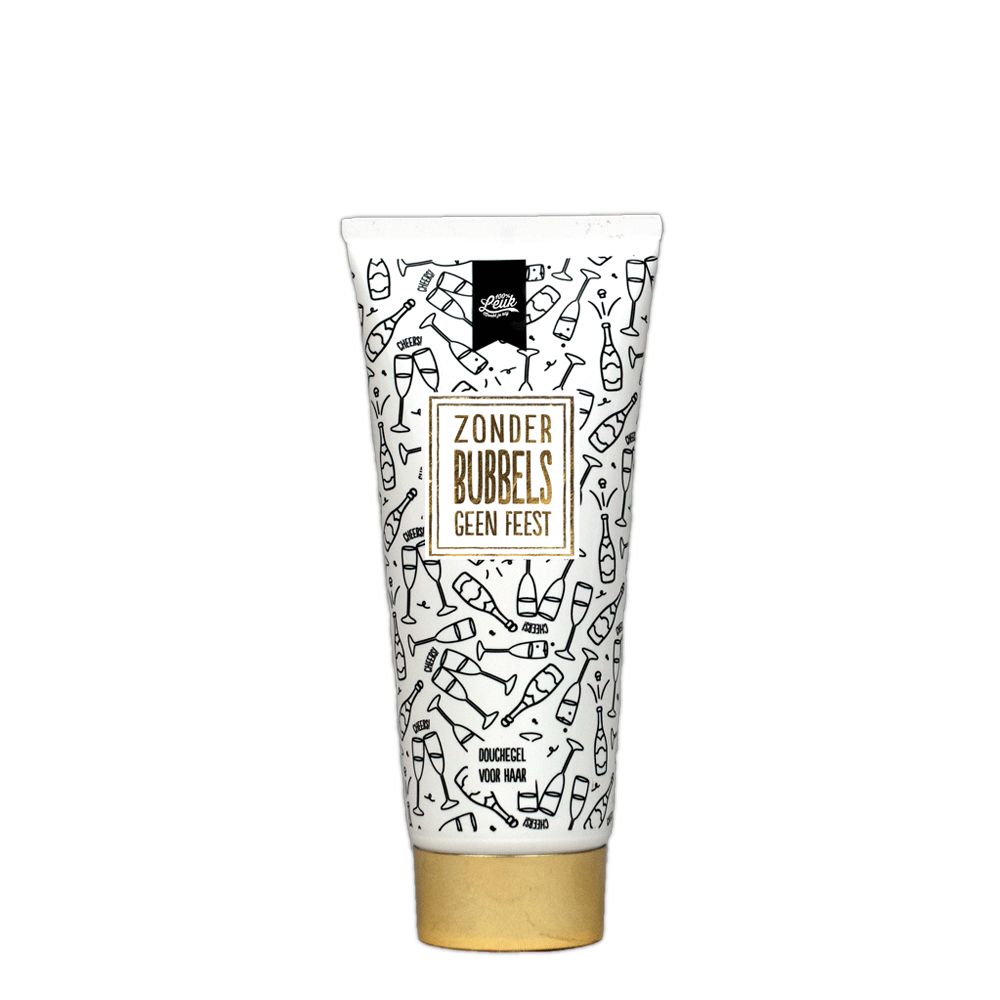 100% leuk : duchegel : zonder bubbels geen feest!