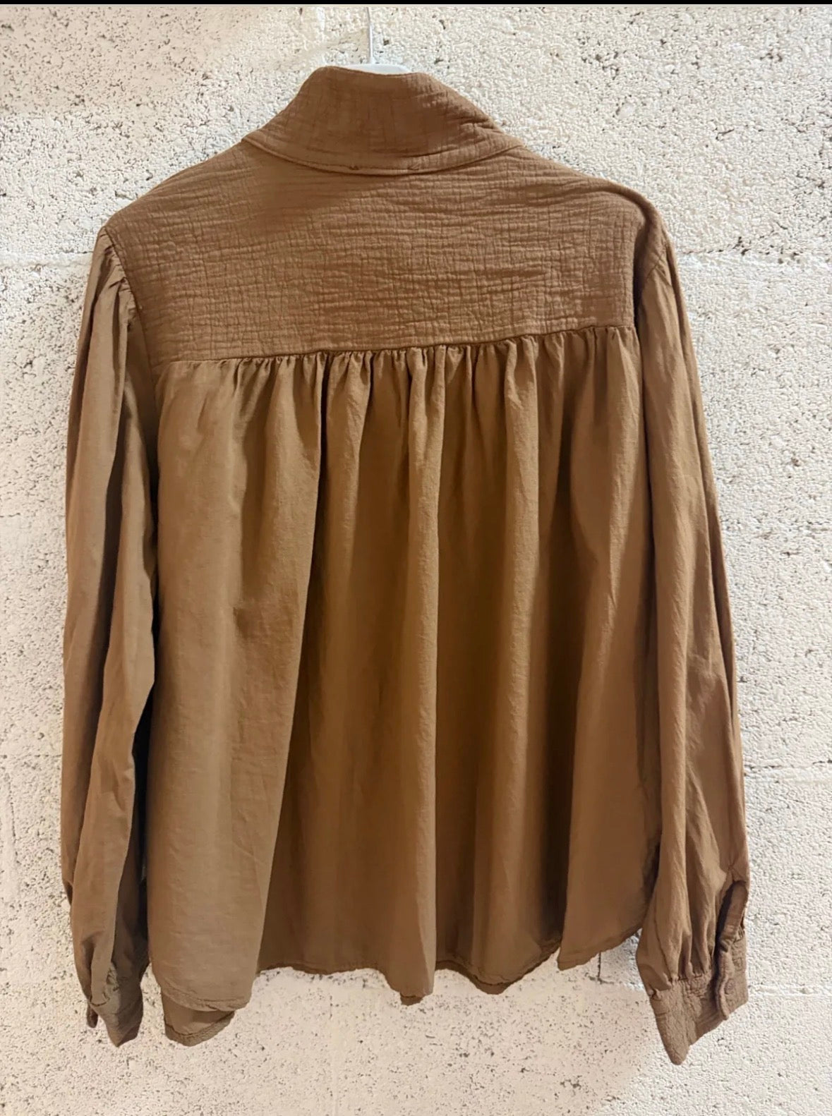 Hemd : jasmina - ecru of camel