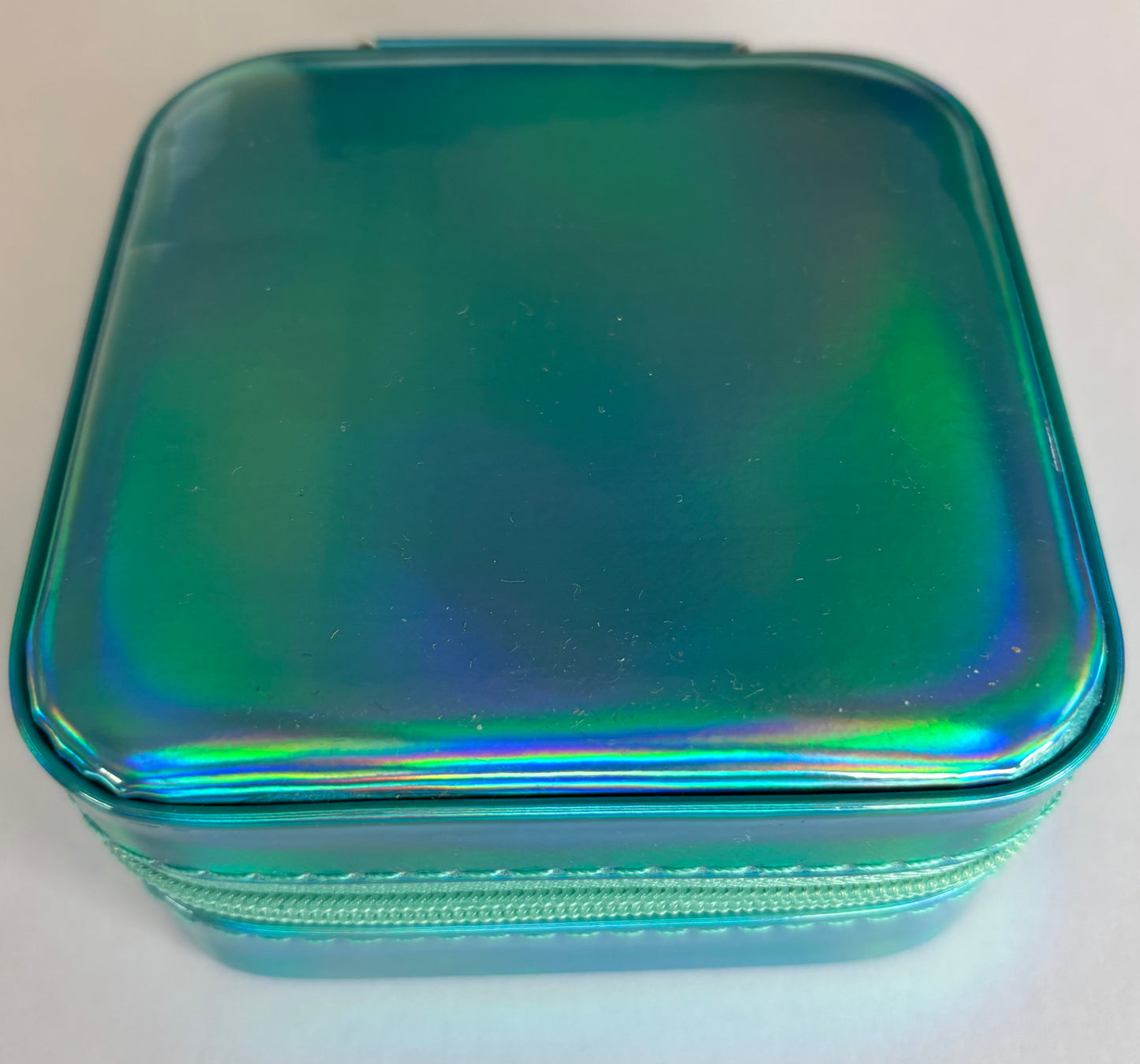 Juwelendoosje : metallic - blauw