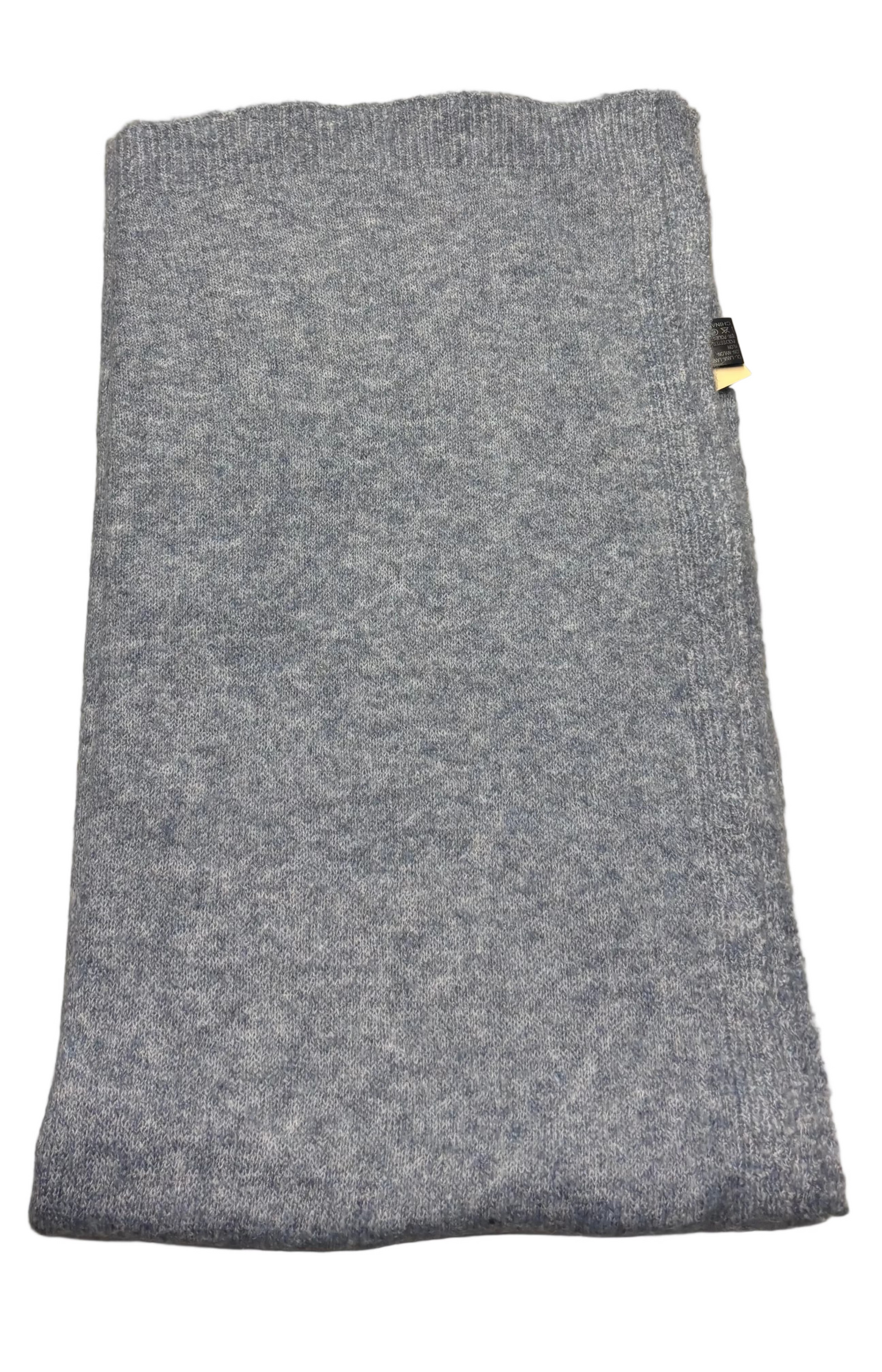 Sjaal : effen - blauw