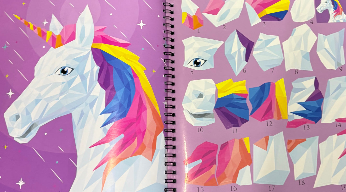 stickerboek : unicorn
