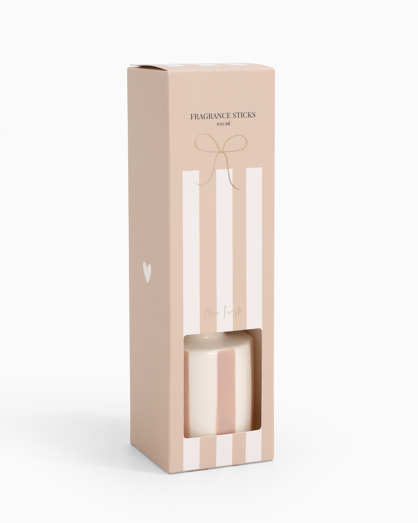 Stationary & gift : geurstokjes - beige keramiek