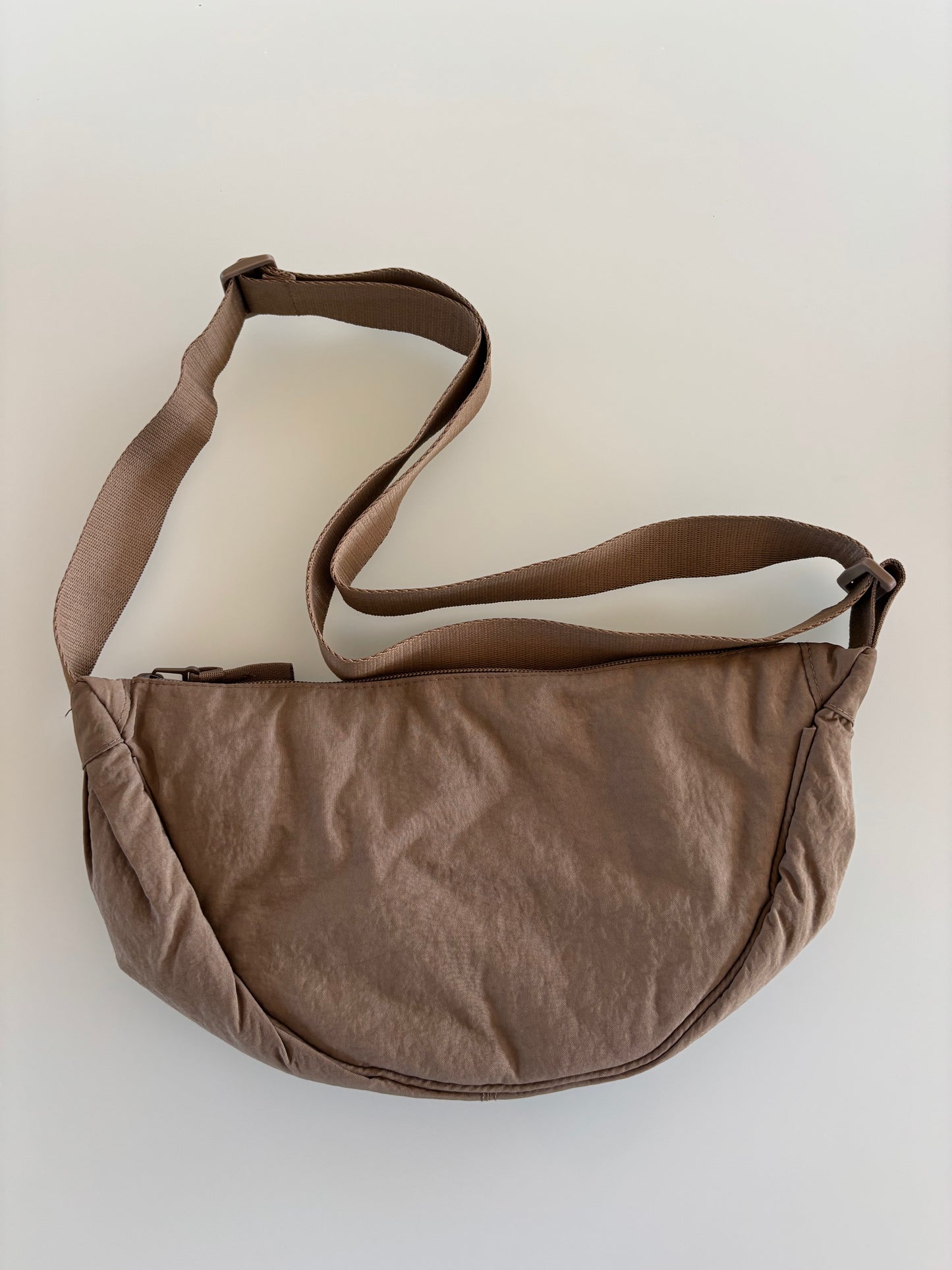 Stoffen tasje : taupe