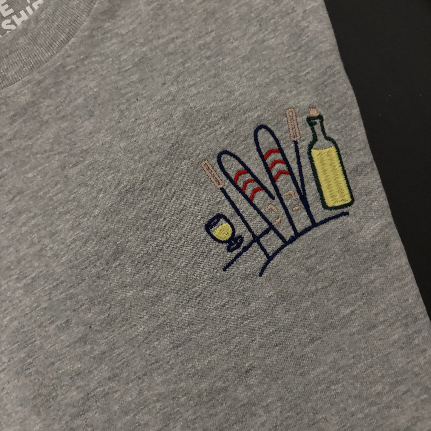 Just un t-shirt : ski - grijs