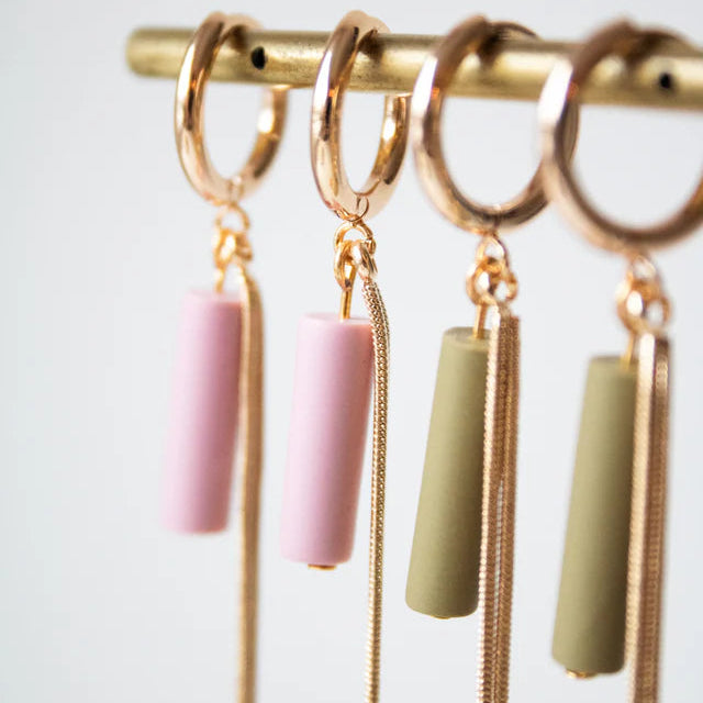 Preus : oorbellen - Lovi pink