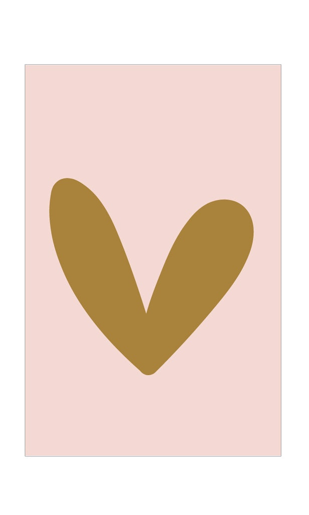 Mailboxcards : notitieboekje - hart