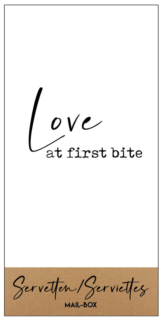 Mail-box : servetten groot - love at first bite