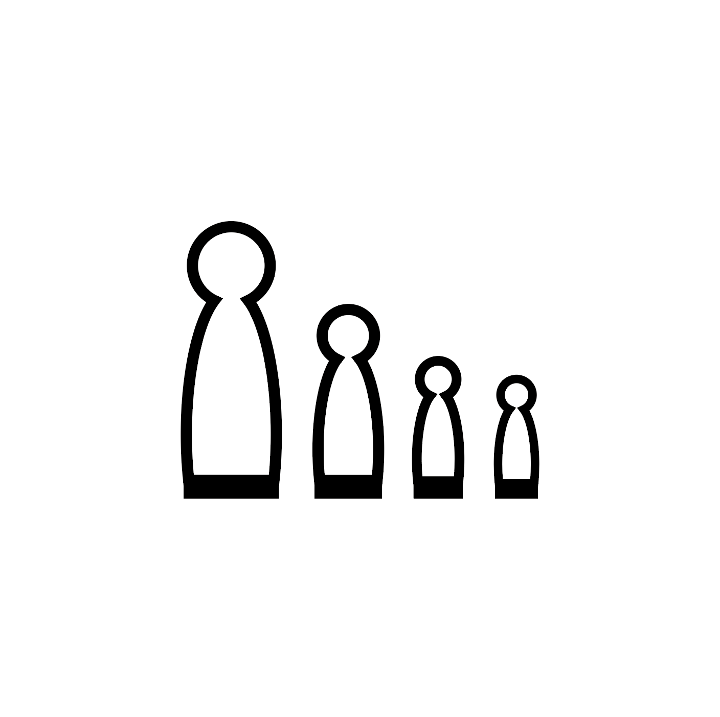 Uithout gesneden : element popje - vrouw/meisje