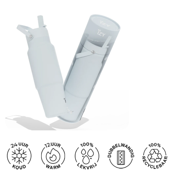 izy : travel bottle - azur