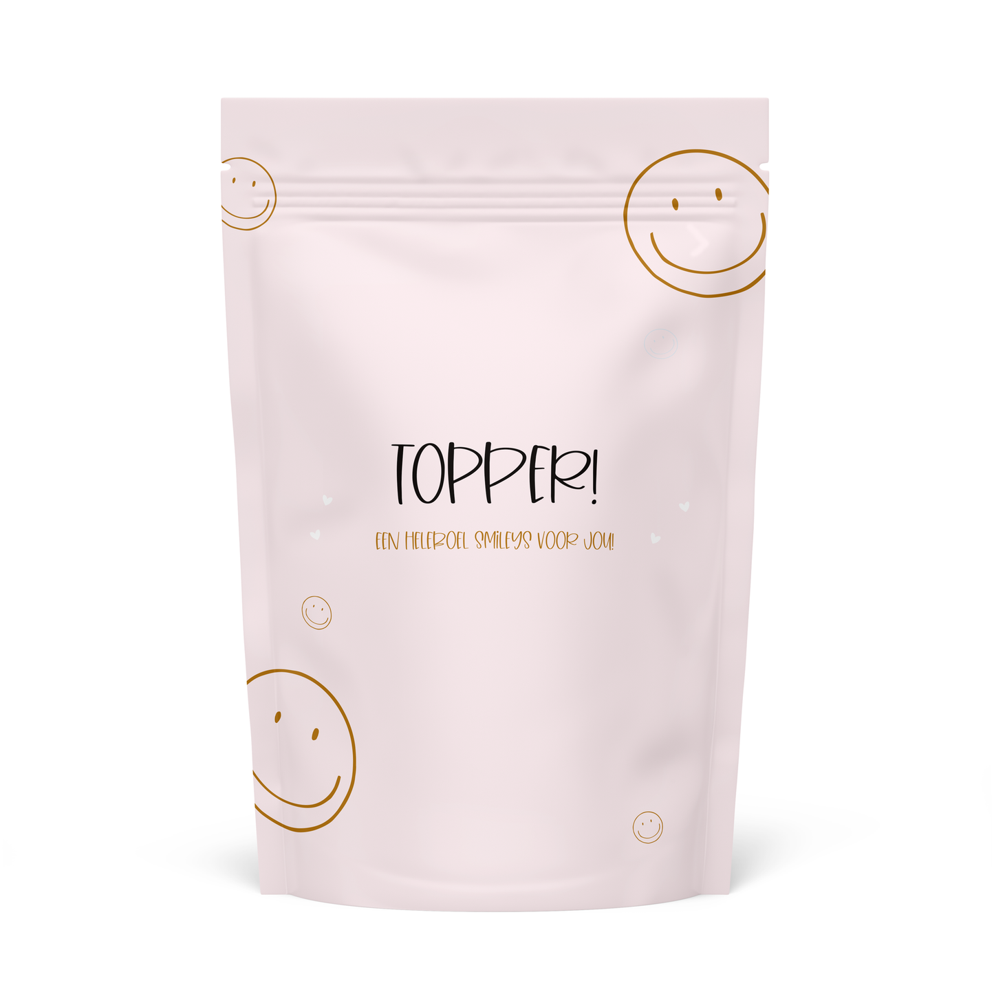 Stationary & gift : lege snoepzak topper - roze