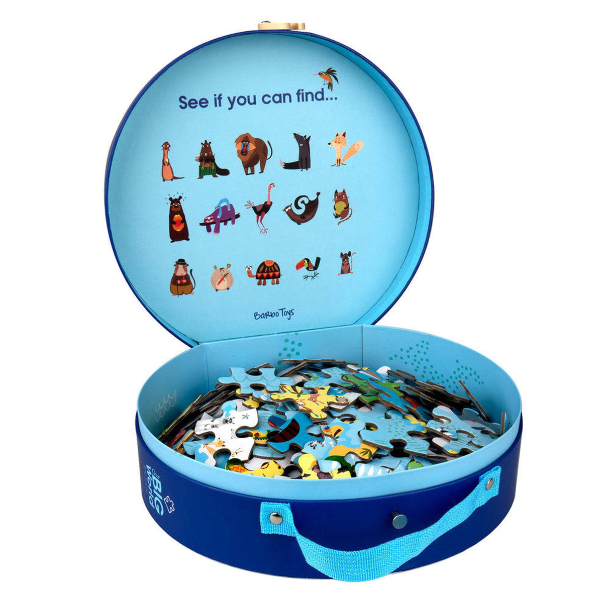 Barbo toys : grote wereldpuzzel - waar wonen de dieren?