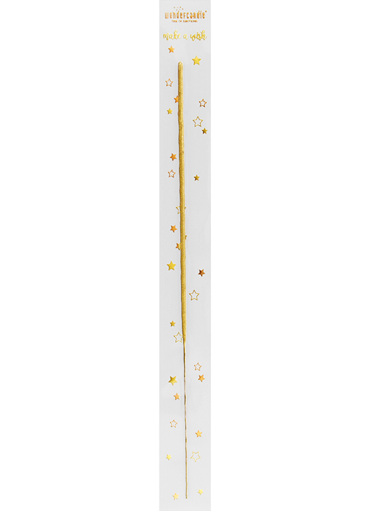 Wondercandle : vuurwerkstok - goud