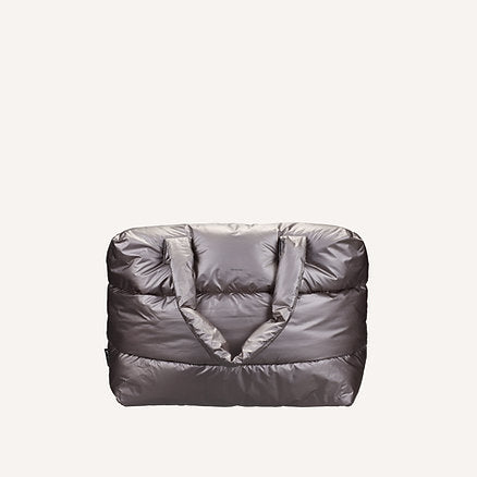 Tinne en Mia : Camill puffy weekend tas - greige gold